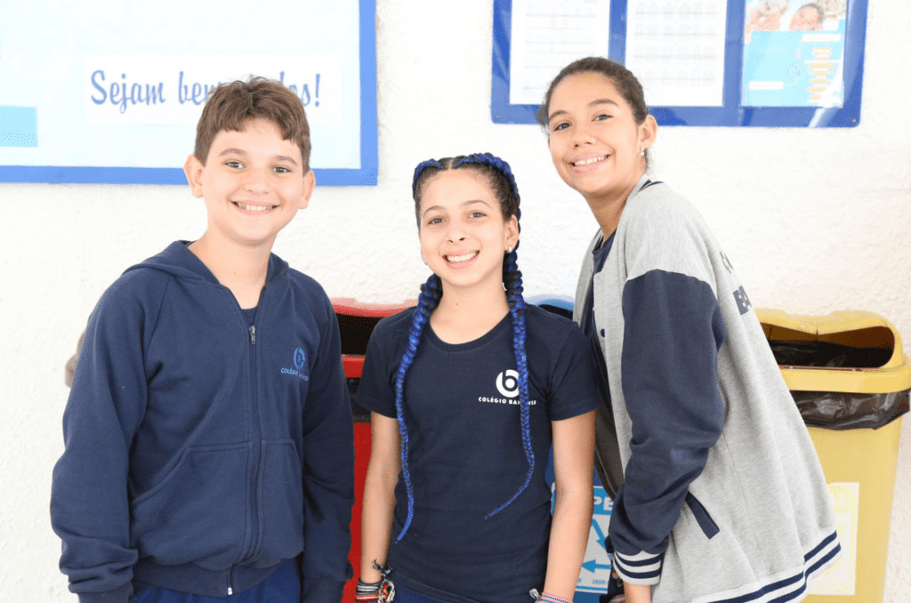 Alunos do Colégio Bahiense aproveitando benefícios da educação bilíngue